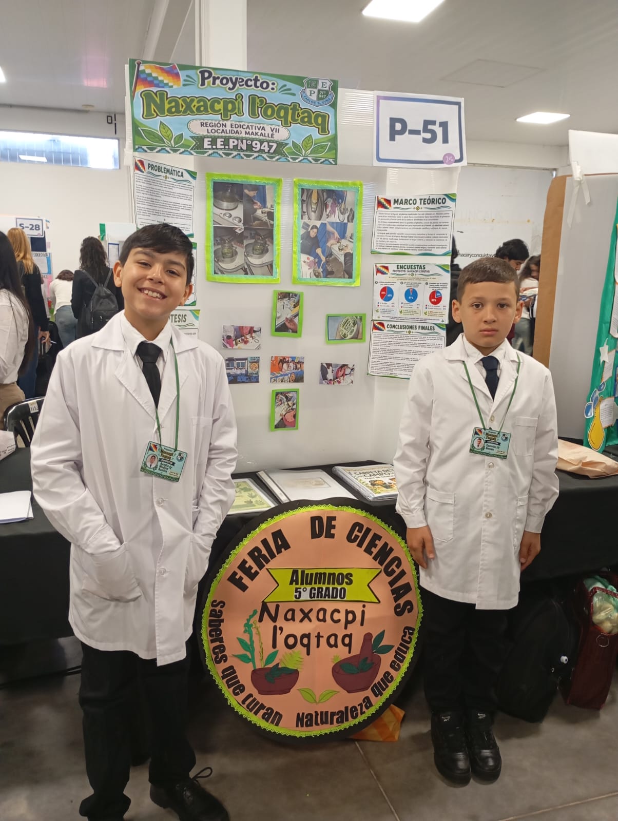 Alumnos de la Escuela N° 947 de Makallé representan a la localidad en la Instancia Provincial de la Feria de Ciencias