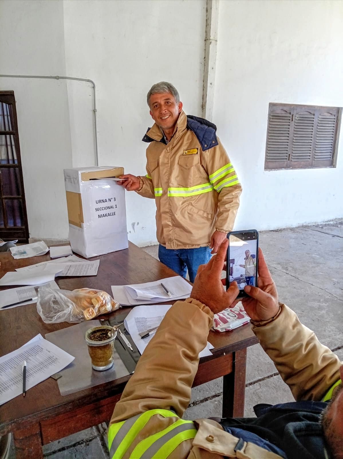 Máximo Pino fue reelecto como representante sindical de los trabajadores viales en la Zona I