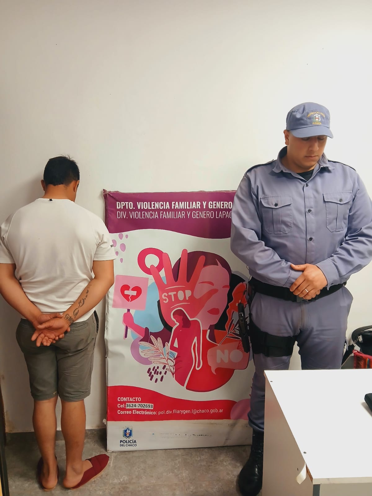 Aprehendieron a un hombre por amenazas y daños en un contexto de violencia de género en Makallé