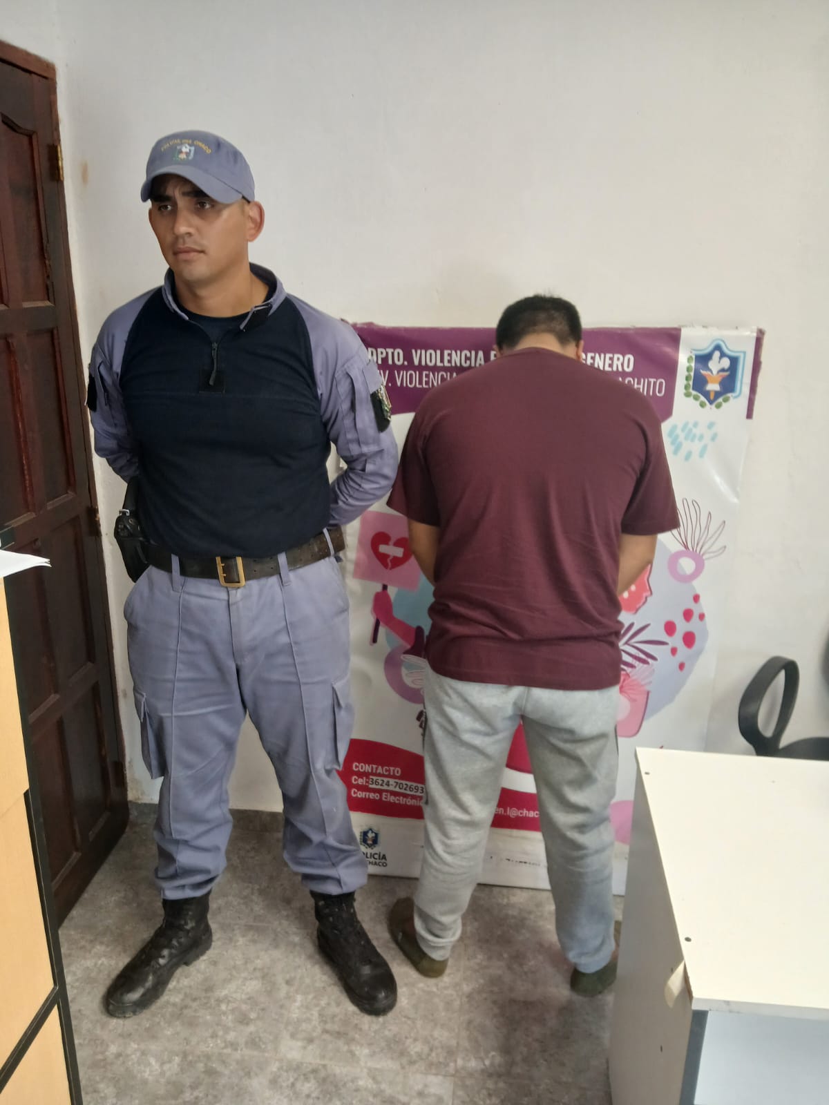 Lapachito: aprehendieron a un hombre acusado de amenazas, daños y violación de domicilio