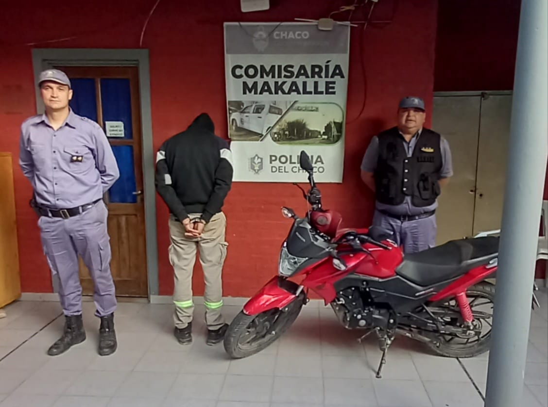 Makallé: secuestraron marihuana y una motocicleta durante un control preventivo
