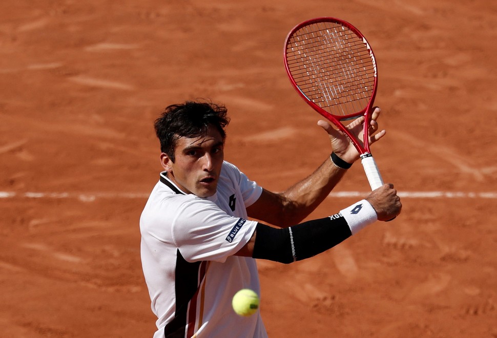 Ganaron Burruchaga (superó a Wawrinka), Trungelliti, Báez y Carlé