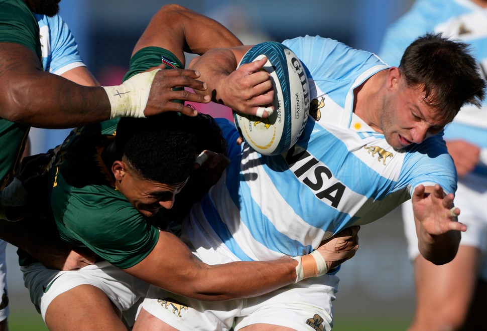 Los Pumas, aún superados, estuvieron cerca del empate ante los Springboks Los Pumas, aún superados, estuvieron cerca del empate ante los Springboks
