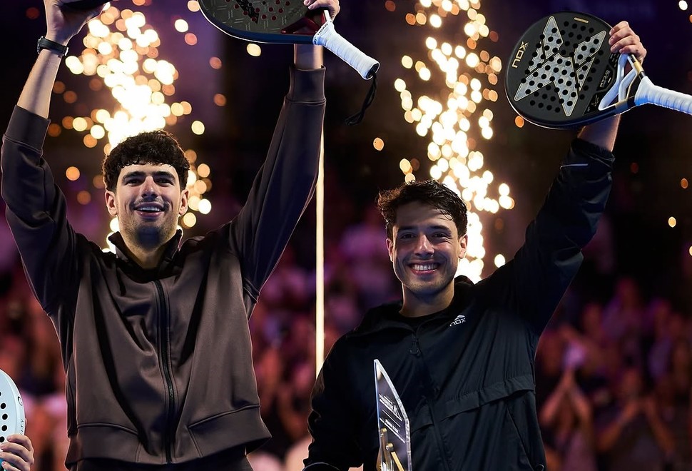 Tapia-Coello imparables: ganaron en Rotterdam su 10º título de la temporada
