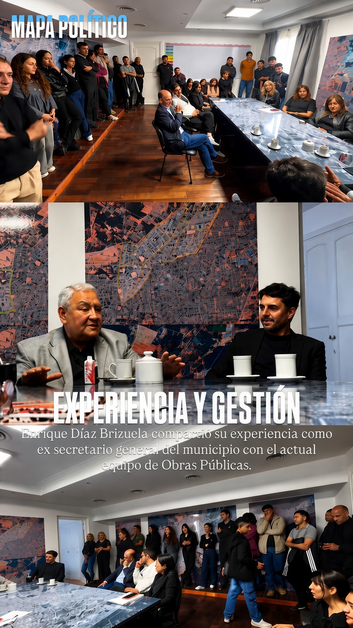 Organización y gestión territorial: Enrique Díaz Brizuela visitó la Secretaría de Obras Públicas en La Rioja