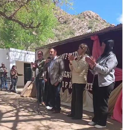 Quintela inauguró obras en el departamento Rosario Vera Peñaloza y abogó por la justicia distributiva