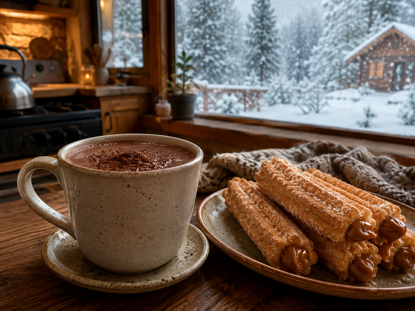 Chocolate en taza perfecto: los secretos para disfrutar el mejor sabor en un día de nieve.
