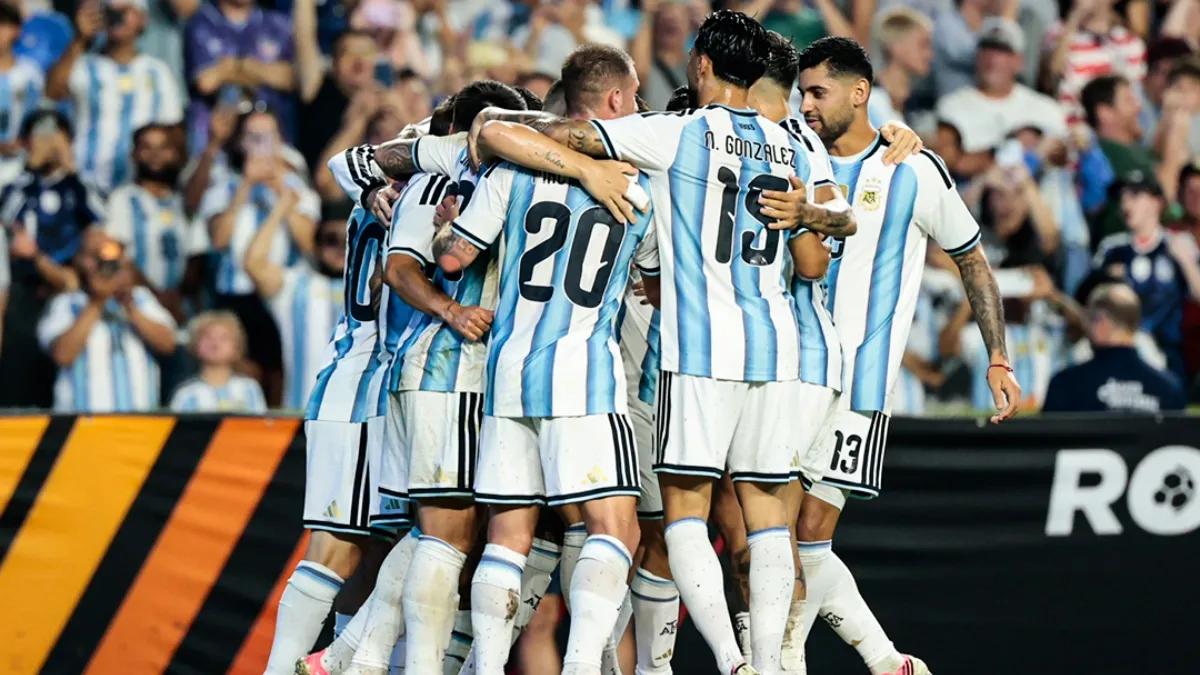 Argentina cerró su preparación con una goleada y alimenta la ilusión mundialista