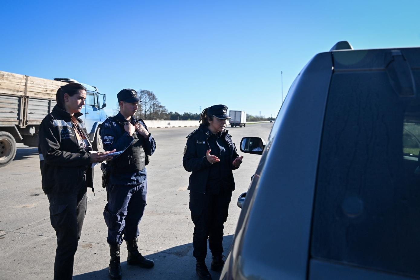 San Vicente refuerza los controles de seguridad y tránsito en el acceso por Ruta 6