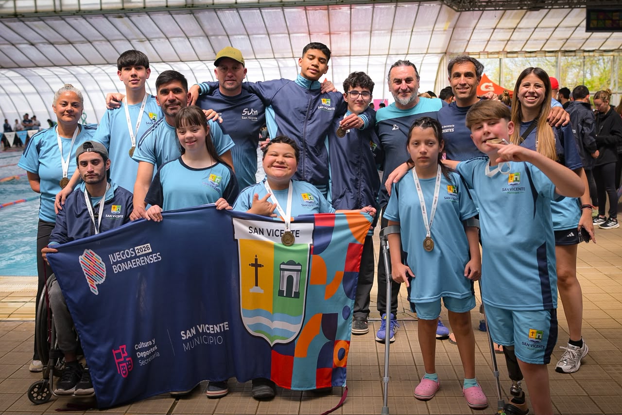 San Vicente hizo historia con 11 medallas de oro en la segunda jornada de los Juegos Bonaerenses