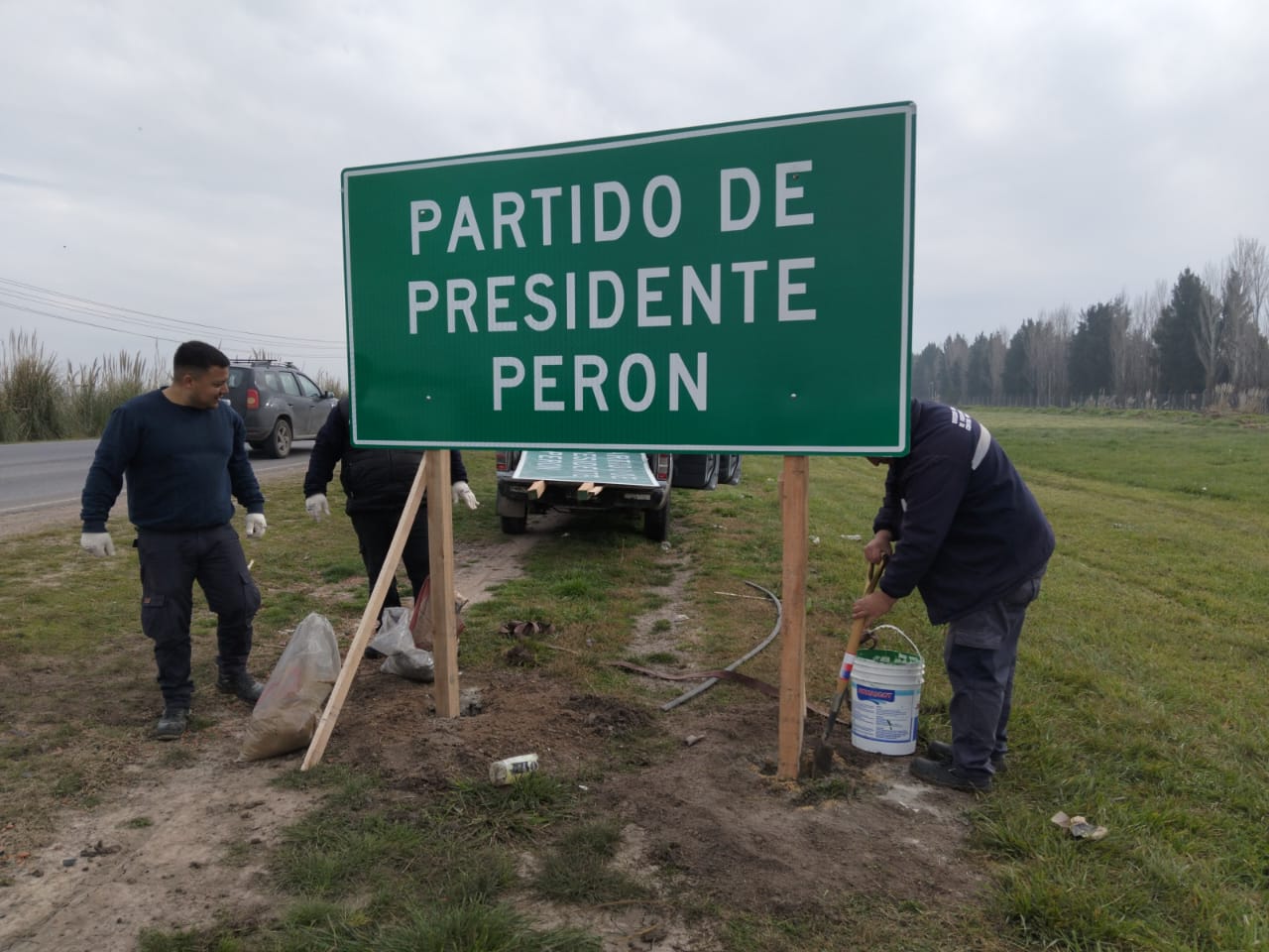 El Municipio colocó carteles identificatorios en distintos puntos de Presidente Perón