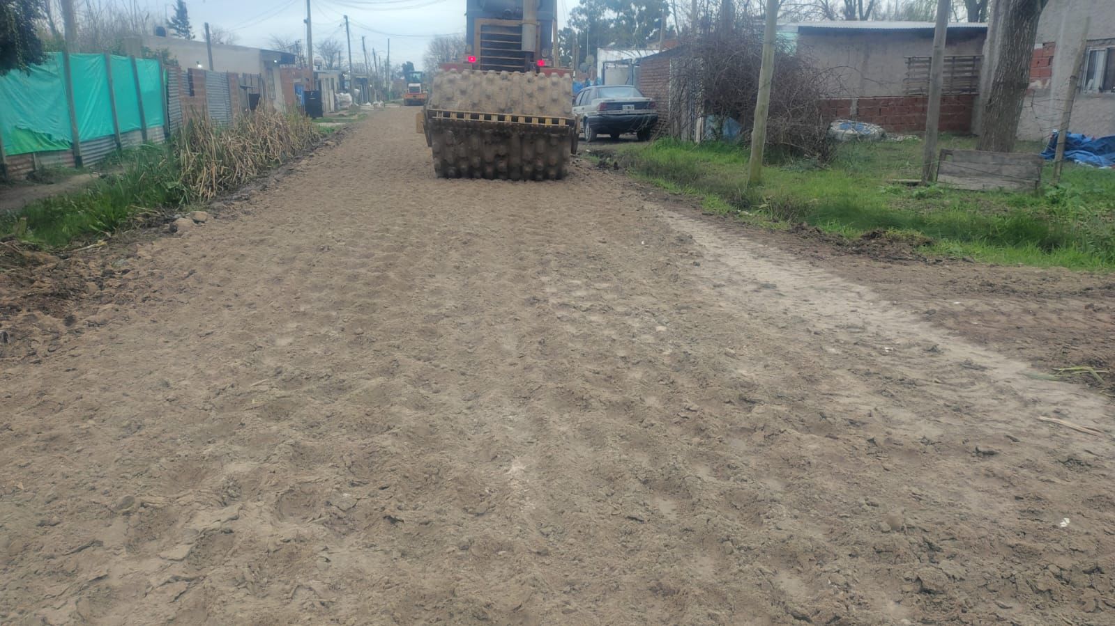 AVANZA EL MEJORAMIENTO VIAL EN EL BARRIO NUMANCIA SUR