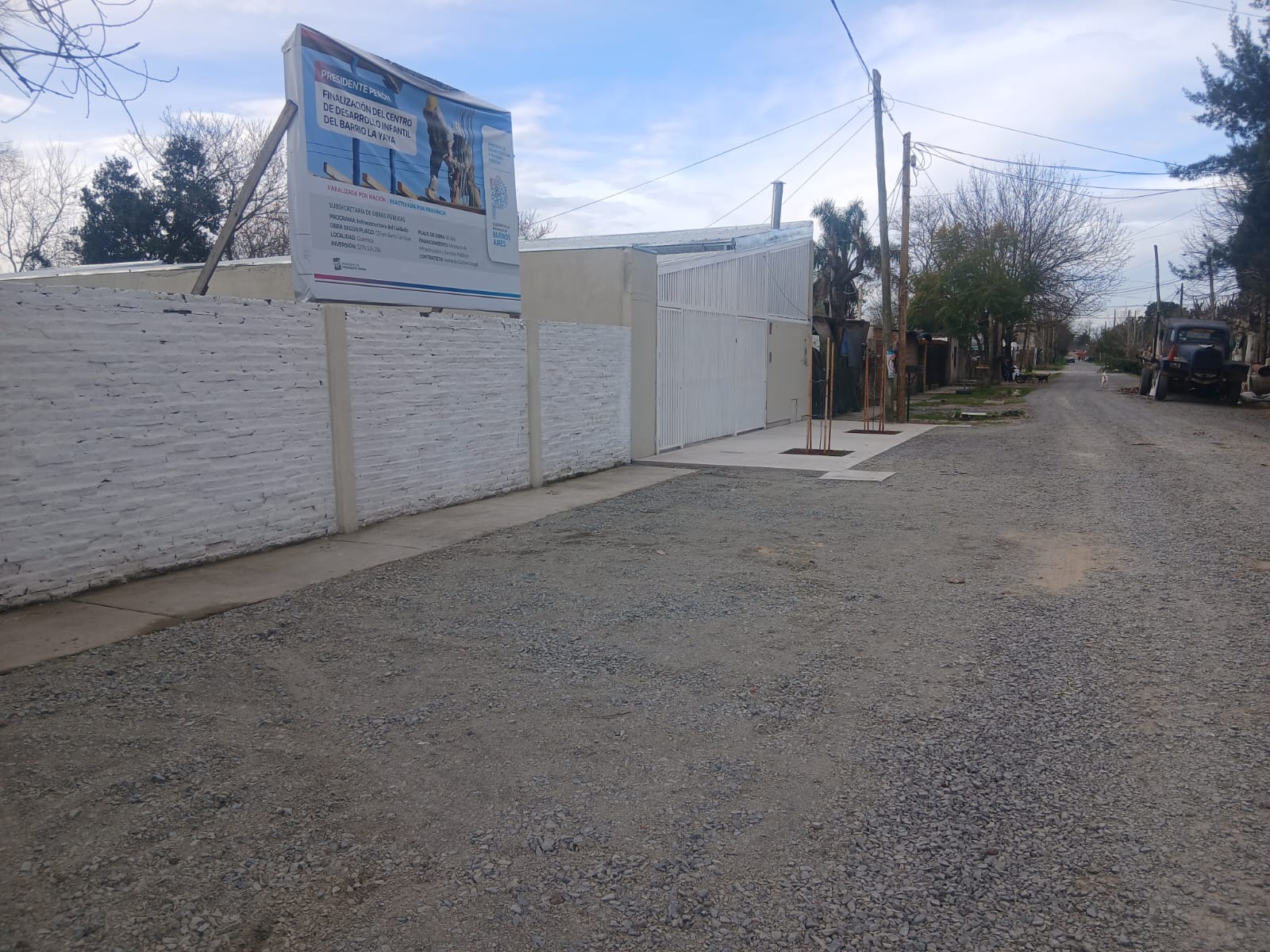 CON FONDOS Y PERSONAL MUNICIPAL, AVANZAN LOS TRABAJOS EN LA PRIMERA ESCUELA DE EDUCACIÓN TEMPRANA DE PRESIDENTE PERÓN