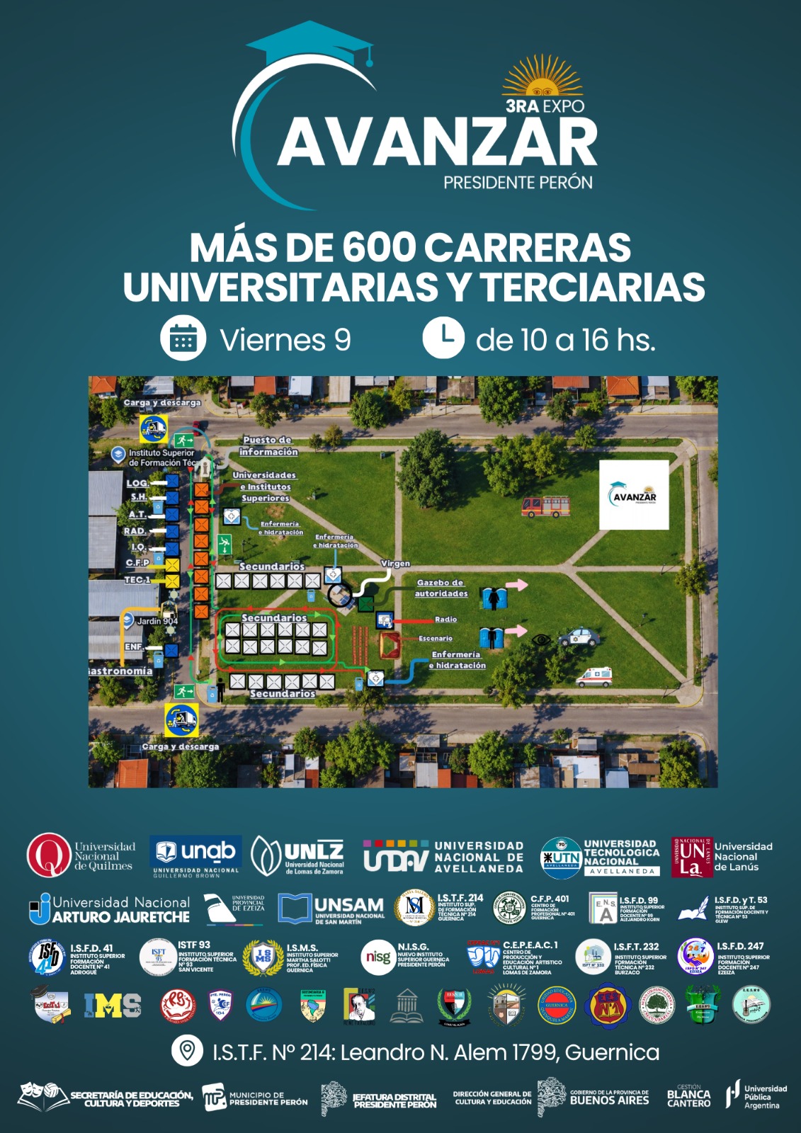 EL MUNICIPIO ORGANIZA LA 3ERA. EXPO AVANZAR CON CASI 600 CARRERAS UNIVERSITARIAS Y TERCIARIAS PARA QUIENES SEGUIRÁN CON SU TRAYECTORIA EDUCATIVA
