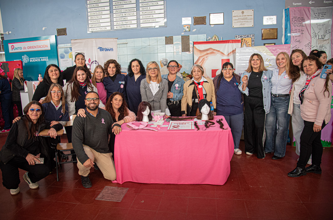 Octubre Rosa: Alte Brown realizó una jornada solidaria de donación de cabello para pacientes oncológicas