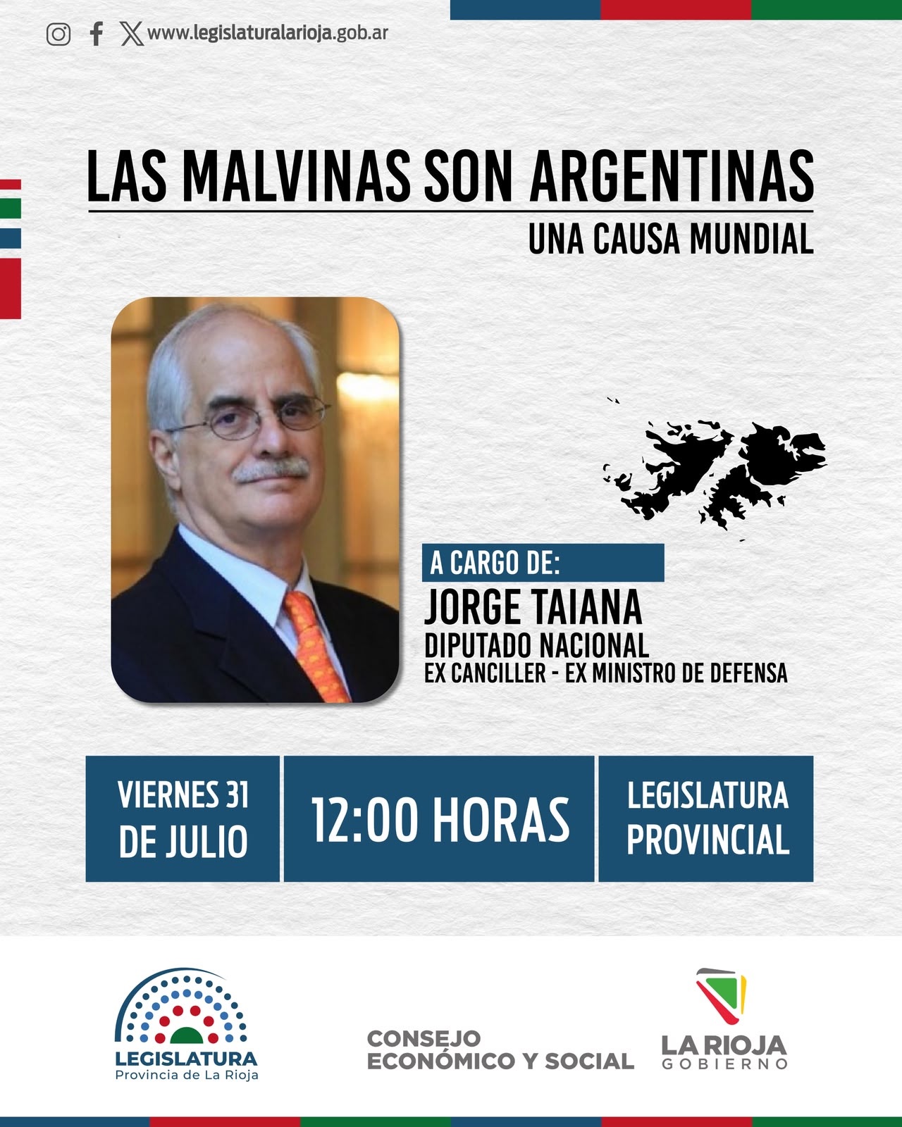 legis.jpg La Legislatura invita a la charla «Las Malvinas son argentinas: una causa mundial»