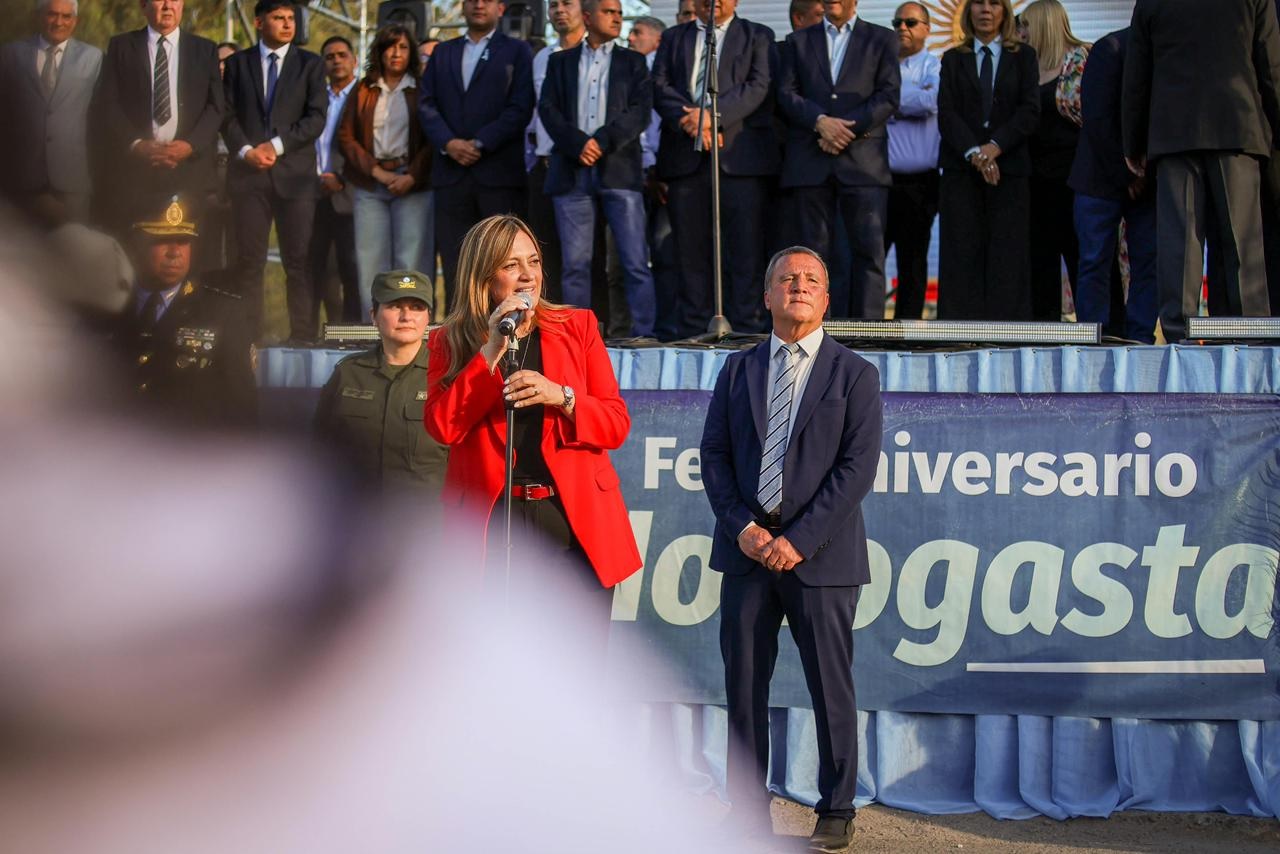 Nonogasta celebró sus 395 años con obras, apoyo a los clubes y acompañamiento a las familias