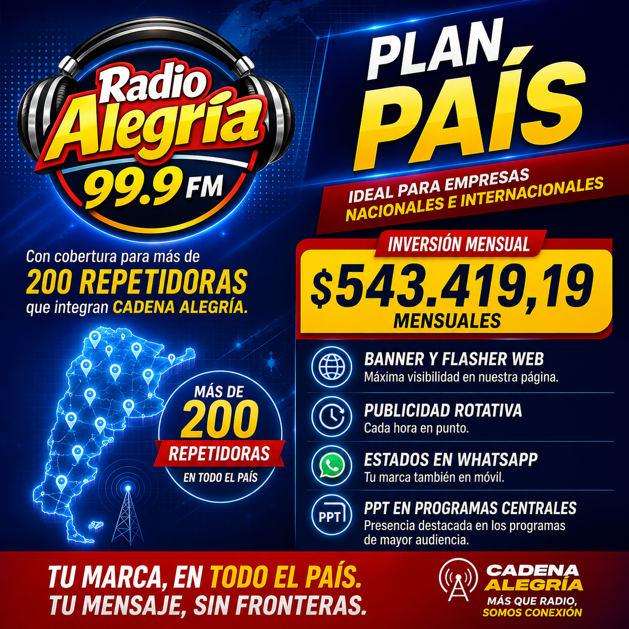 Imagen de 🌎 PLAN PAÍS – Radio Alegría