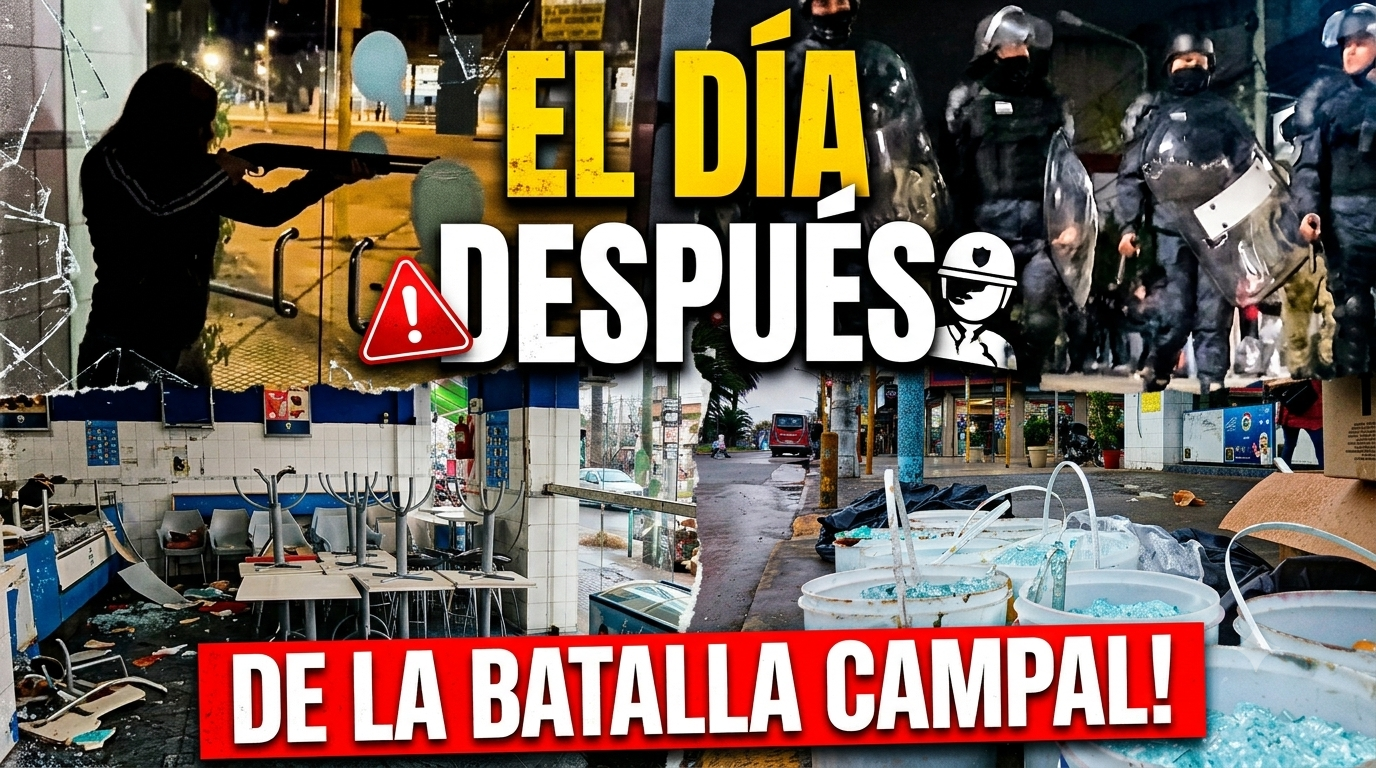 El dia despues de la «Batalla campal»