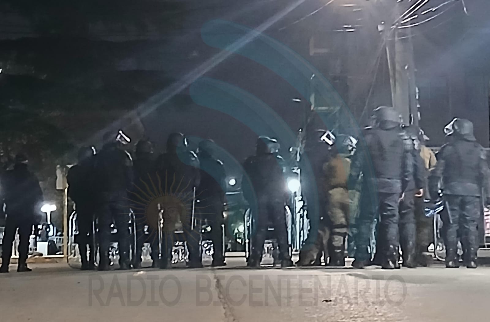 General Rodríguez: multitudinarios festejos por la Selección, con disturbios, choques y un importante operativo de seguridad