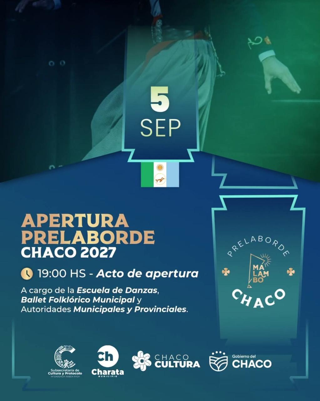 MUNICIPIO DE CHARATA: 5 DE SEPTIEMBRE APERTURA DEL PRELABORDE CHACO 2027.