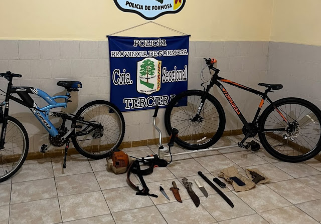 Cuatro personas demoradas por robo: recuperaron bienes sustraídos y secuestraron marihuana