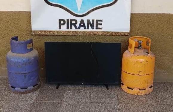 Pirané: Detuvieron a un sujeto y recuperaron bienes