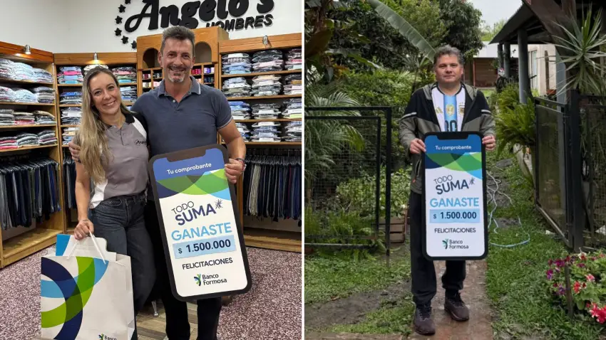 Todo Suma: ya son 18 los comercios premiados por vender con Banco Formosa
