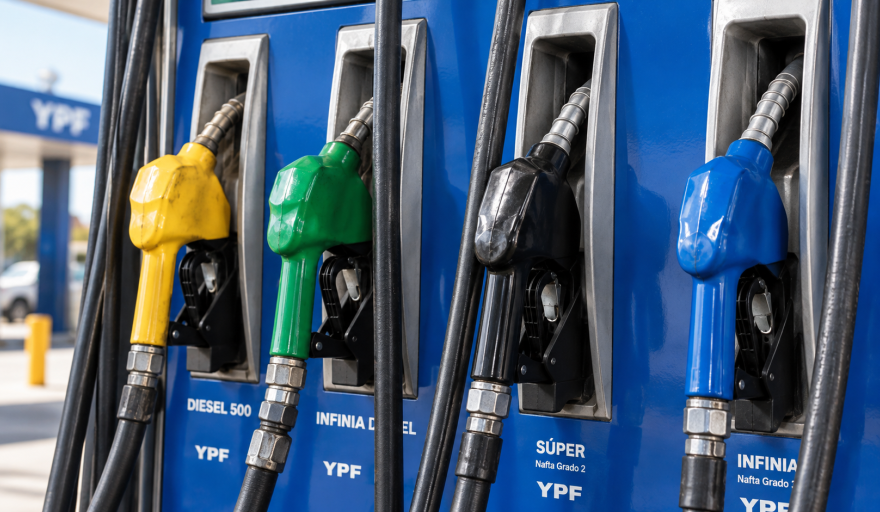 YPF confirmó que aumentará la nafta y el gasoil un 1% desde este sábado