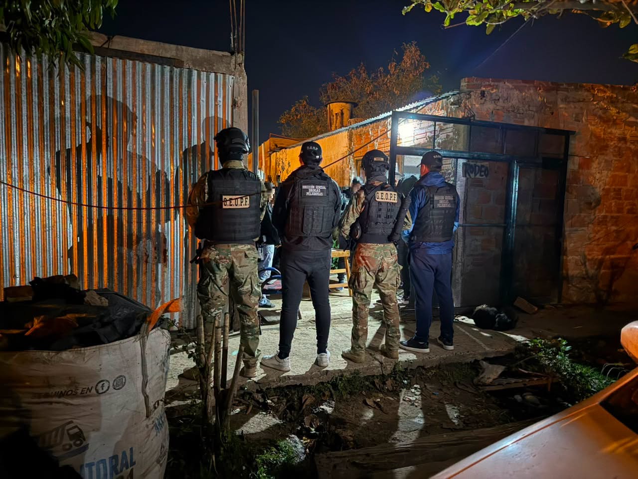 Desbarataron dos centros de distribución de drogas en los barrios 7 de Mayo y Antenor Gauna