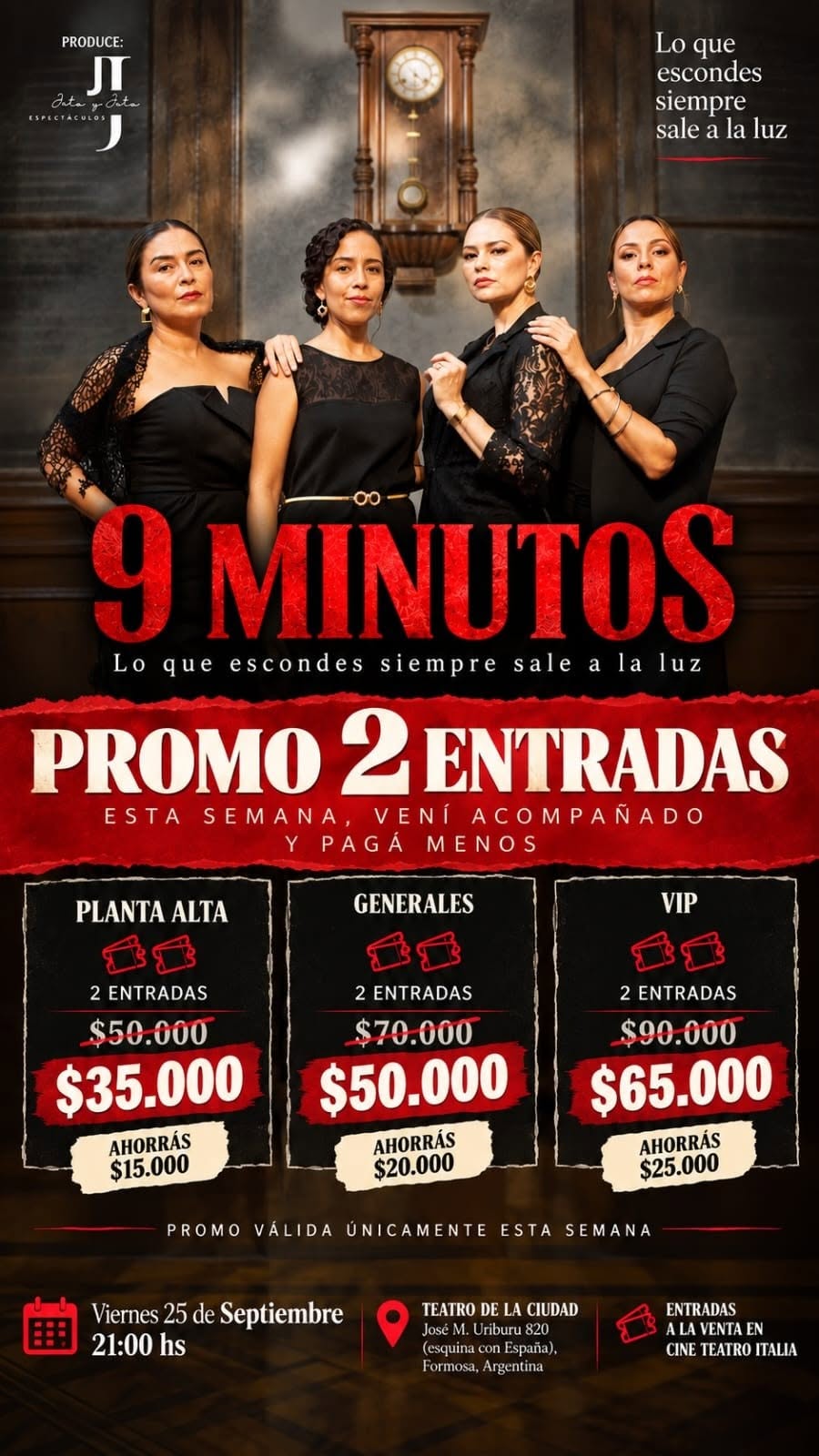 Obra Paraguaya en Formosa lanzan promo para «9 minutos»