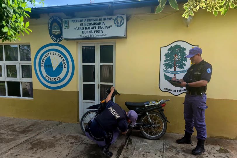Buena Vista: Recuperaron moto con numeración adulterada
