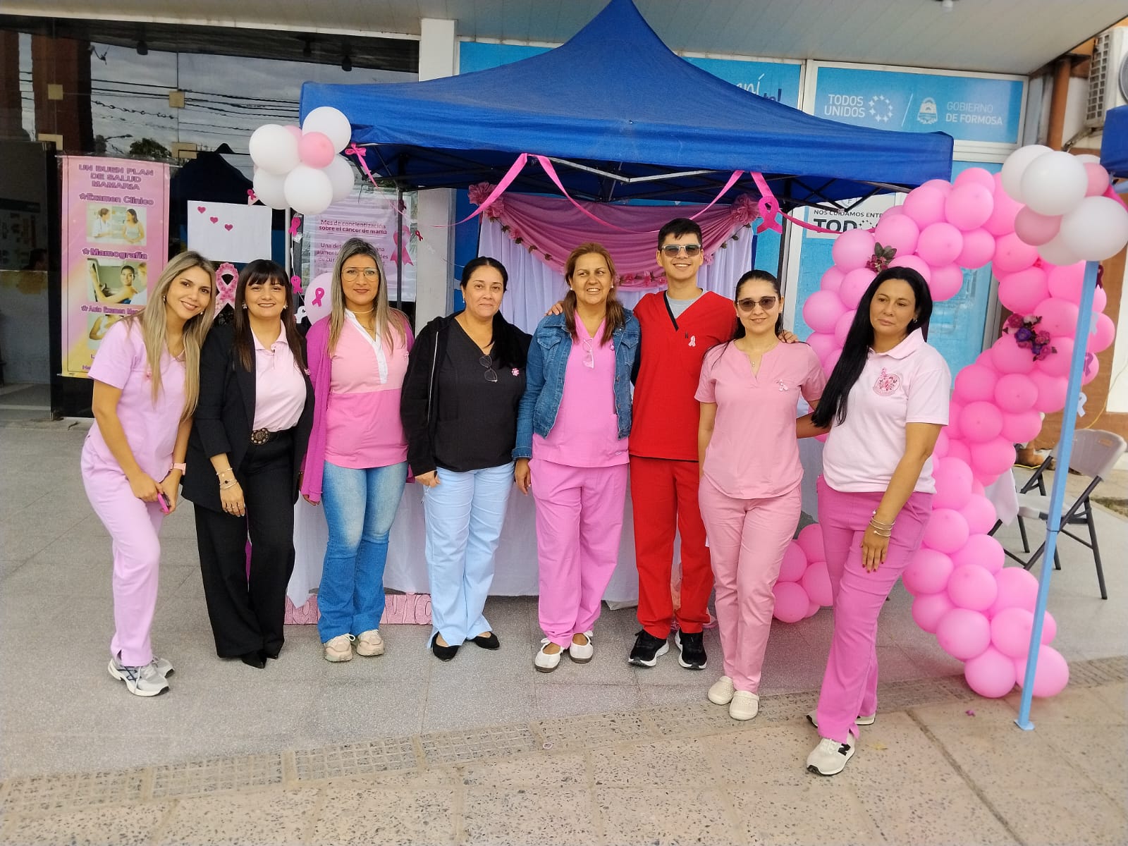Brindaron mamografías gratuitas en el barrio Eva Perón y la plaza San Martín