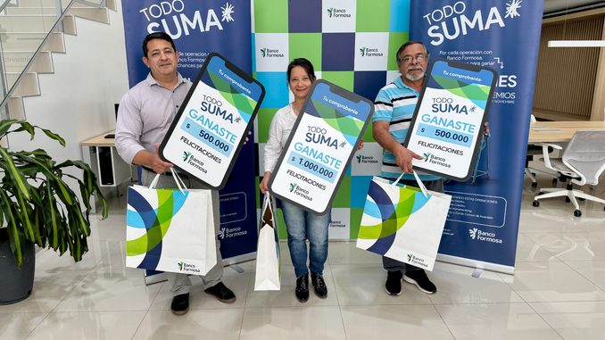 Banco Formosa entregó más de $80 millones con Todo Suma ¿Qué van a hacer los ganadores con sus premios?