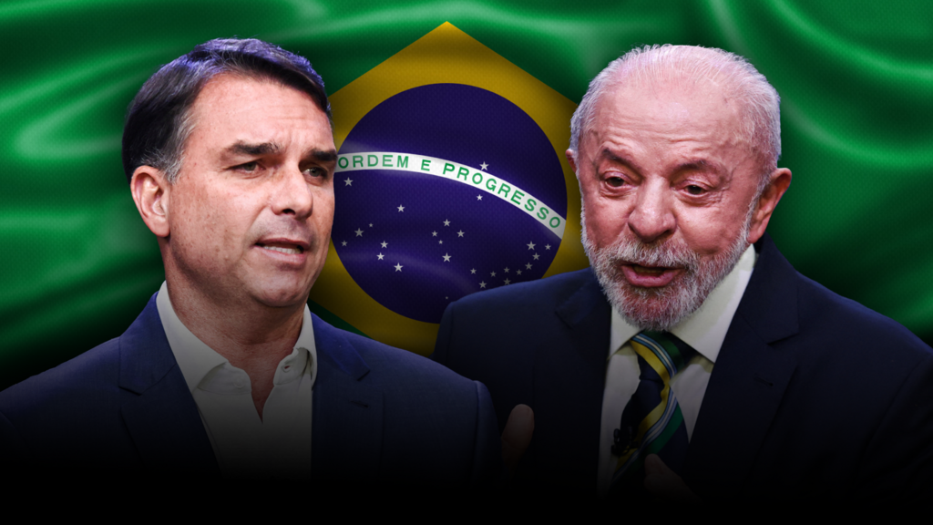 A un día del balotaje en Brasil, Lula y Flávio Bolsonaro se disputan el voto de los indecisos