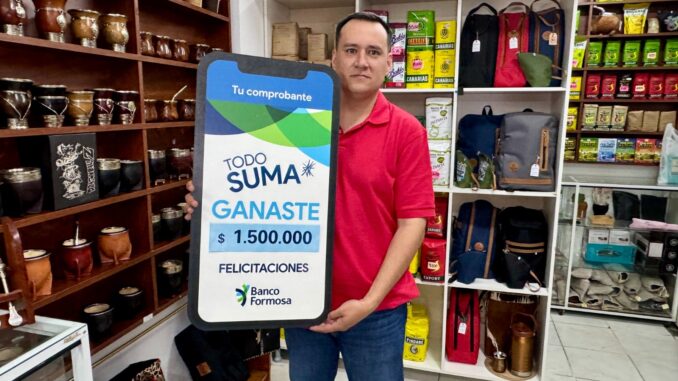 Más ganadores en TODO SUMA: Banco Formosa entrega premios por $50 millones cada mes