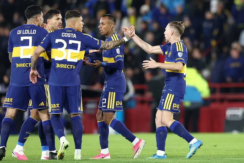 Boca dio una muestra de personalidad y le ganó 3-1 a Recoleta por la ida de los octavos de final de la Copa Sudamericana