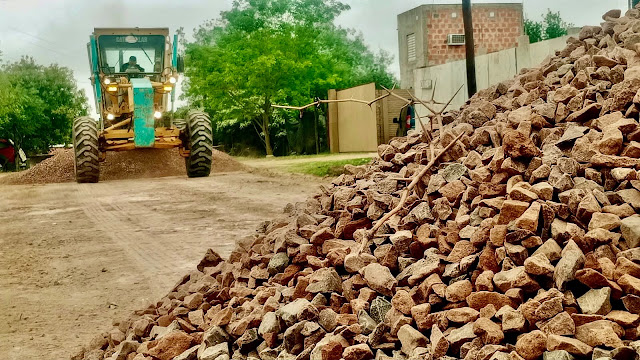 La Municipalidad realizó trabajos de enripiado y tareas integrales en el Sagrado Corazón