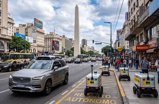 La Ciudad de Buenos Aires habilitó pruebas de autos sin conductor y robots de reparto