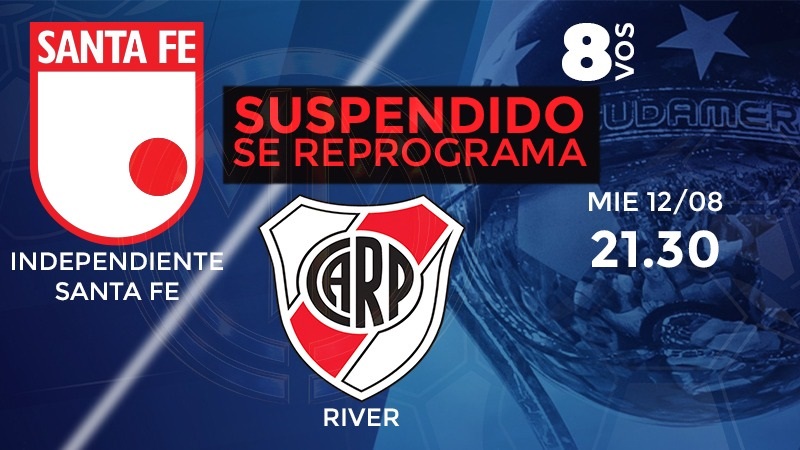 Se suspendió el partido de River en Colombia por el terremoto