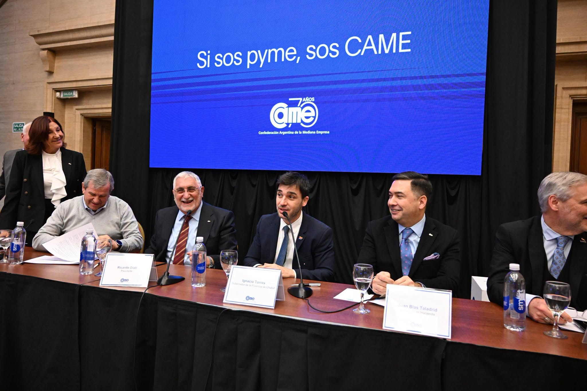 Gobierno del Chubut Ignacio Torres firmó un acuerdo con CAME para capacitar a emprendedores y fortalecer el sector productivo de Chubut