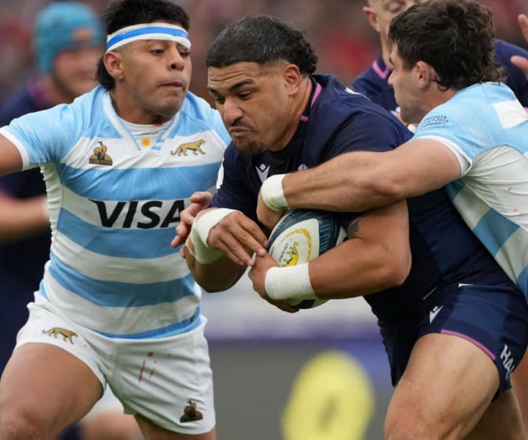 Los Pumas en el inicio de la championsip cayeron ante Escocia en Córdoba
