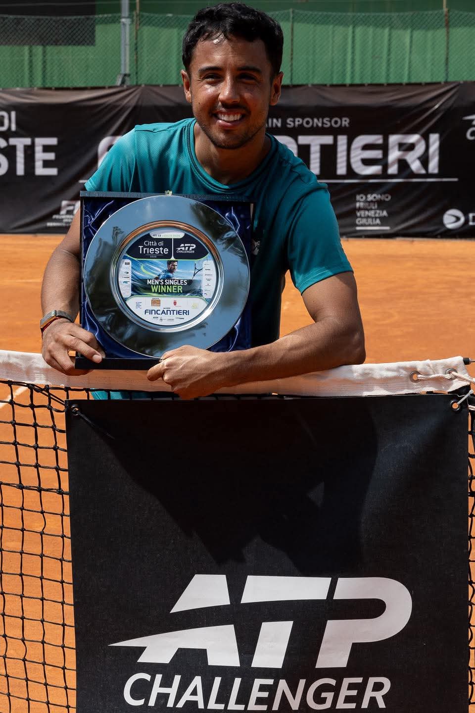 El tenista boliviano Dellien es campeón de un Challenger en Italia