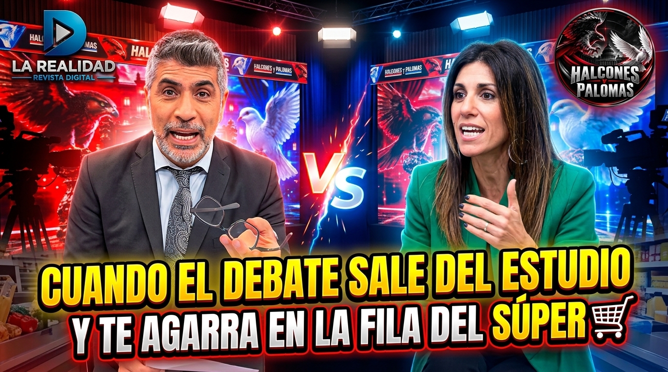 CUANDO EL DEBATE SALE DEL ESTUDIO Y TE AGARRA EN LA FILA DEL SÚPER