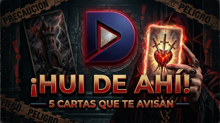 CINCO CARTAS DEL TAROT QUE TE AVISAN: “HUI DE AHÍ”