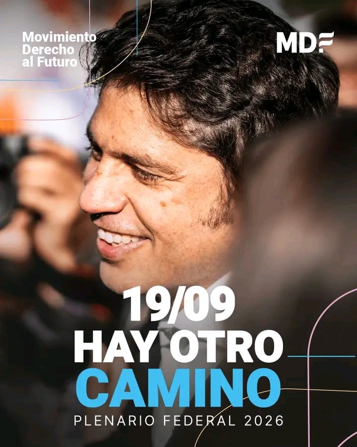 Axel Kicillof lanza el Movimiento Derecho al Futuro en la provincia de Buenos Aires