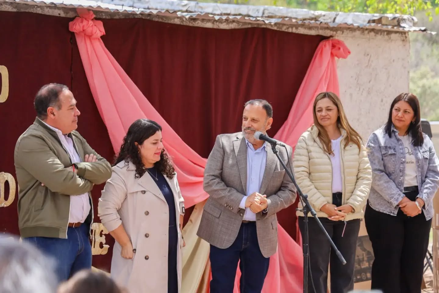 Quintela inauguró obras en el departamento Rosario Vera Peñaloza y abogó por la justicia distributiva