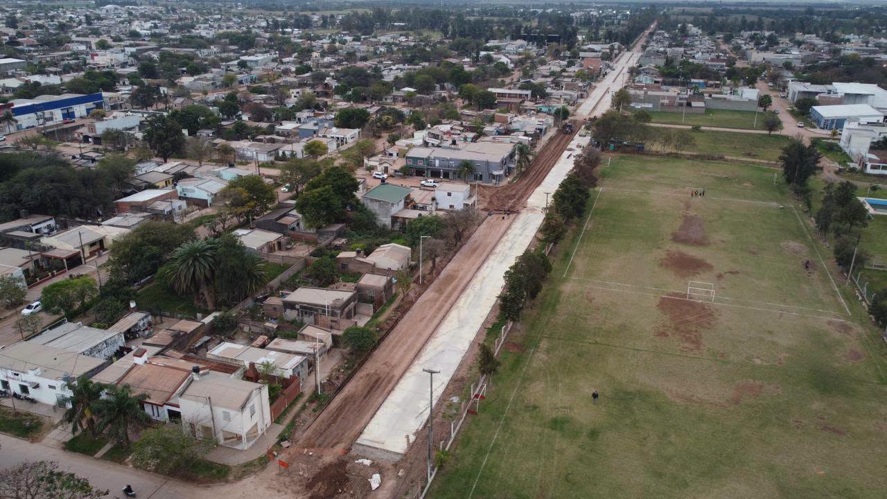 CHARATA: AVANZAMOS CON EL ÚLTIMO TRAMO DE AV. CASEROS