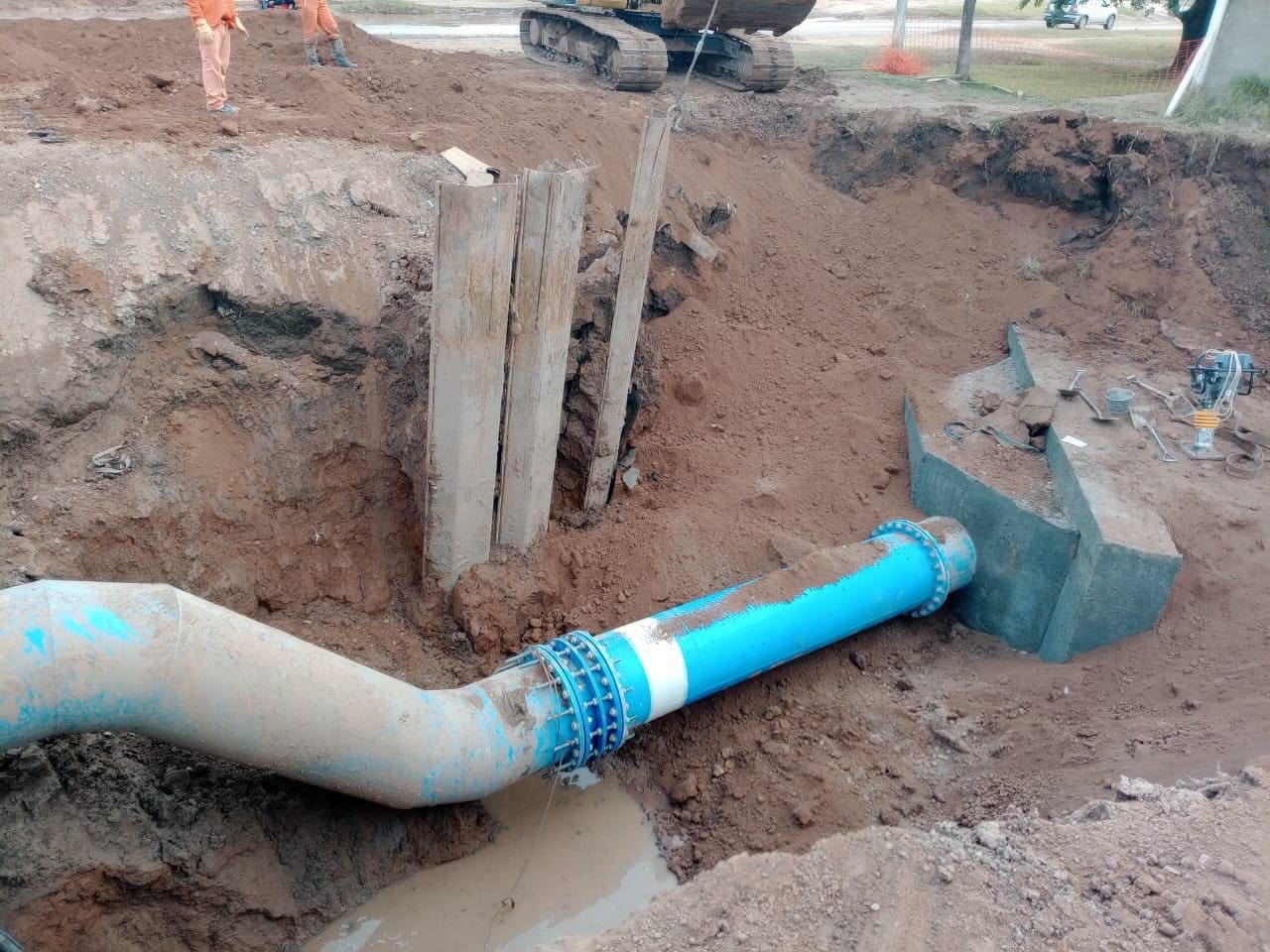 SEGUNDO ACUEDUCTO: FINALIZÓ LA VINCULACIÓN DEFINITIVA DE LA ESTACIÓN DE BOMBEO DE SÁENZ PEÑA HACIA AVIA TERAI