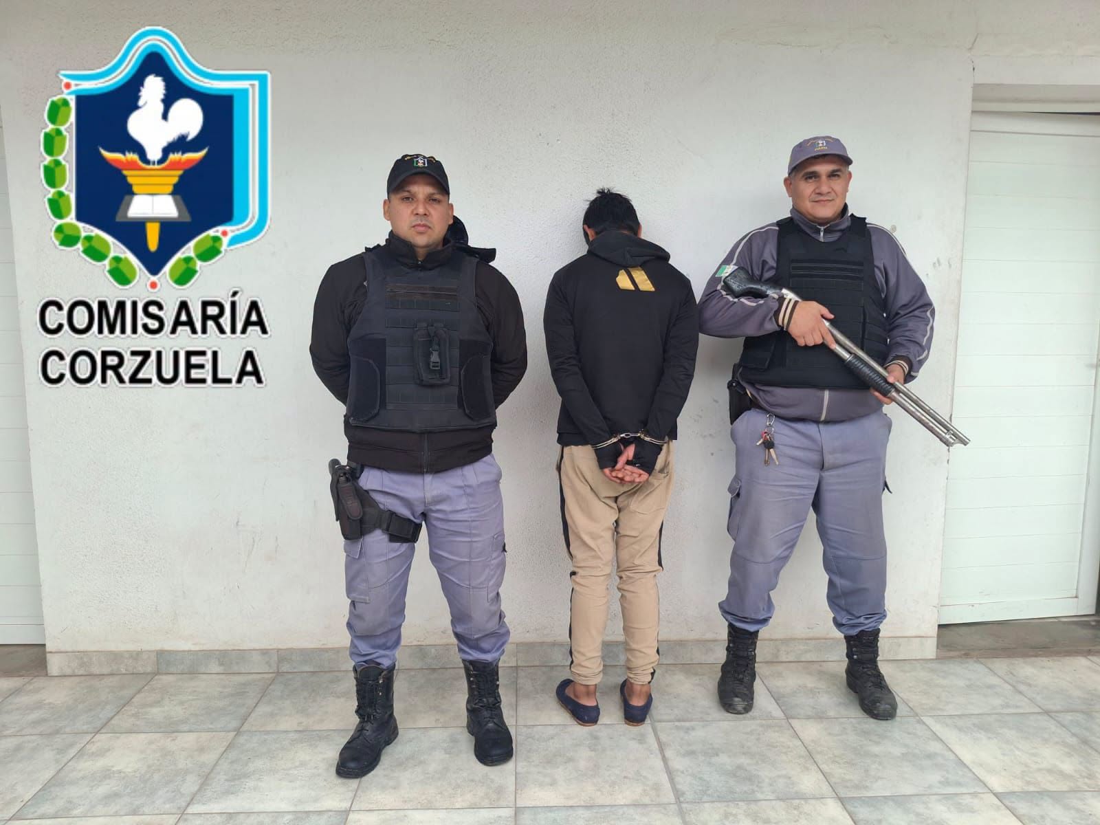 CORZUELA: DETIENEN A UN JOVEN POR ROBO EN UNA VIVIENDA